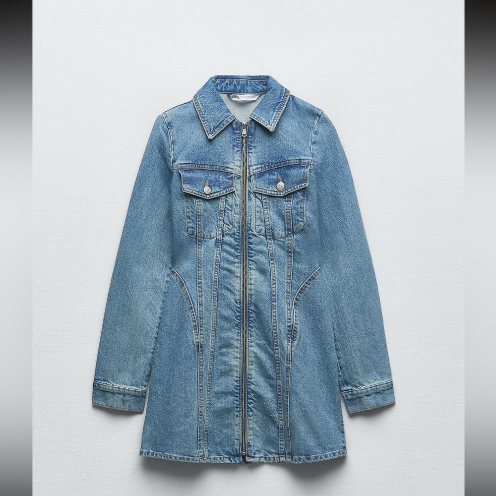 Zara Blue Denim dress